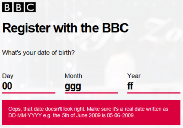 bbc screen grab image showing clear error message