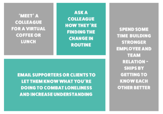 List of how employers can help people deal with loneliness